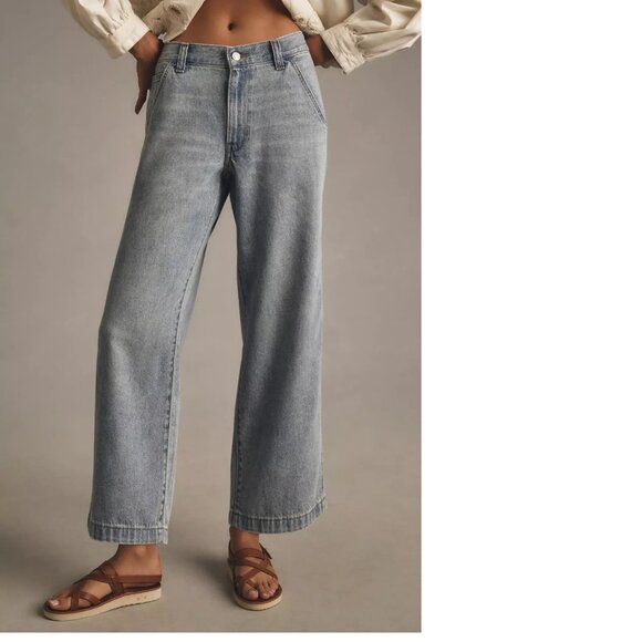 Levi's Baggy Carpenter High-Rise Relaxed-Leg Jeans size 28 new with tag nwt blue - Picture 4 of 7